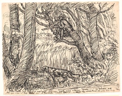 He Set His Jaw... by Fritz Syberg