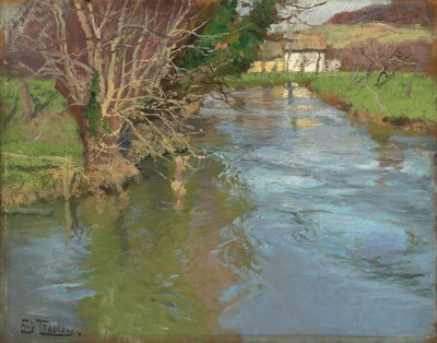 A Stream in Spring by Frits Thaulow