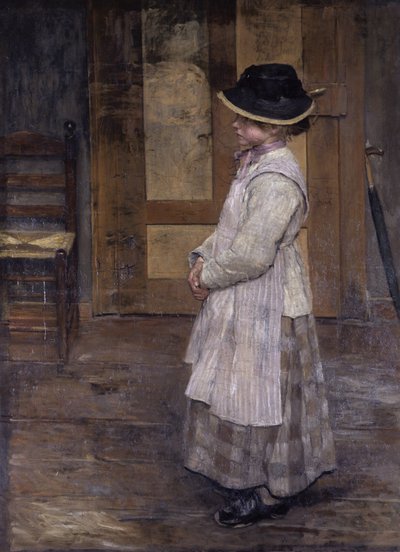 At the Door by Fritz von Uhde