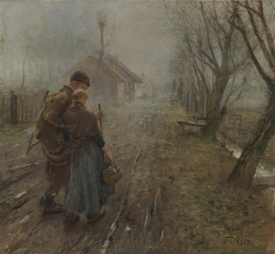 Heavy Gait by Fritz von Uhde
