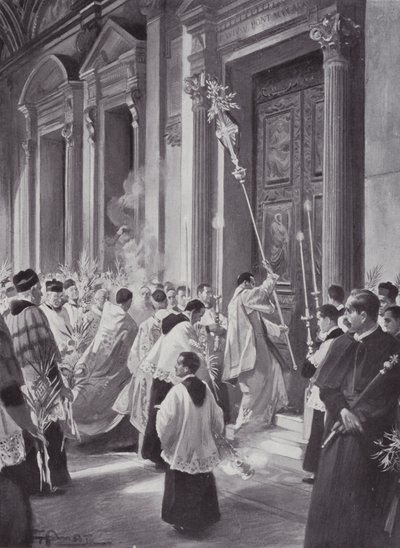 A Lenten Custom, Rome by G.S. Amato