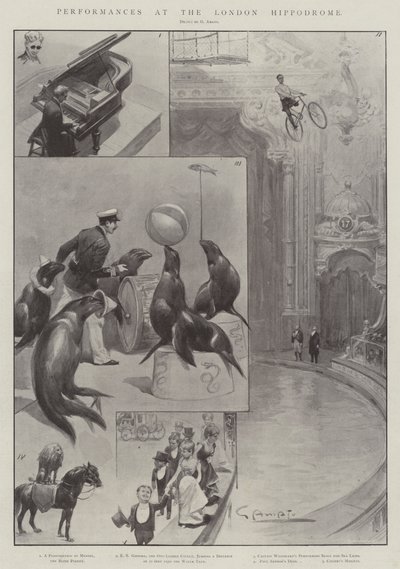 Performances at the London Hippodrome by G.S. Amato