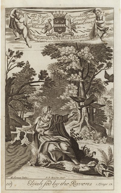 Elijah Fed by the Ravens by G Freman