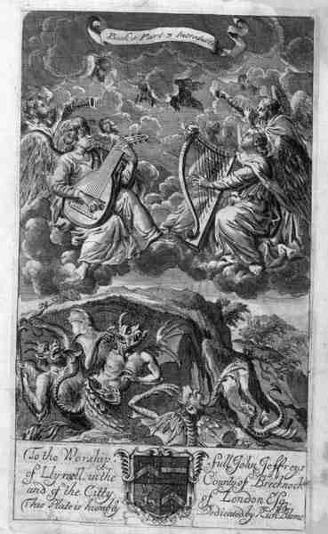 Scene of Heaven and Hell, illustration from the introduction to Book 1 Part 3 of 