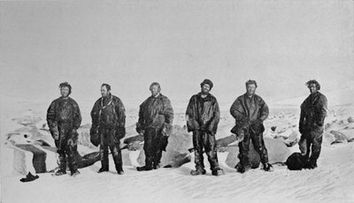 Group After Winter in Igloo, 1912, 1913 by G. Murray Levick