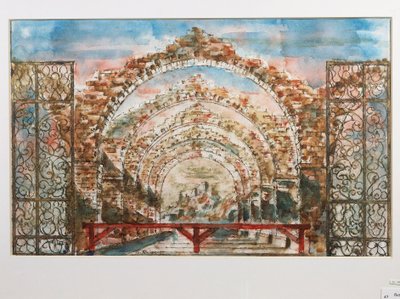 Set design for the ballet 