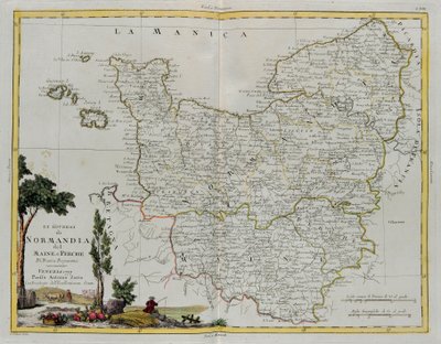 Governances of Normandie, Maine and Perche by G. Zuliani