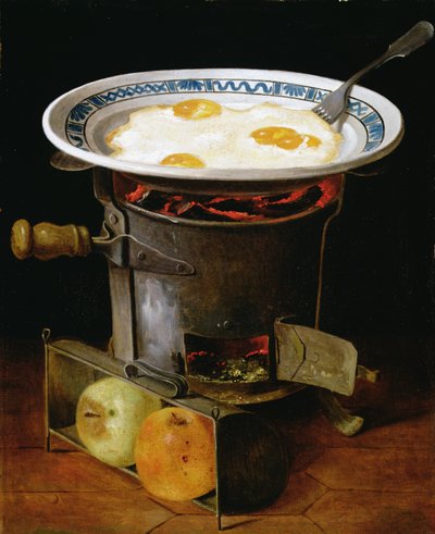 Eggs Cooking on a Stove by Gabriel Germain Joncherie