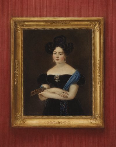 Portrait of an unknown lady by Gabriel Aristide Passot