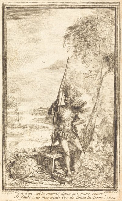 Frontispiece: Allegorical Composition by Gabriel Jacques de Saint Aubin