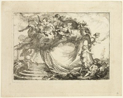Vignette for an Address by Gabriel Jacques de Saint Aubin