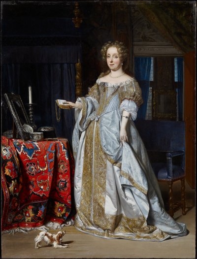 Portrait of Lucia Wijbrants by Gabriel Metsu