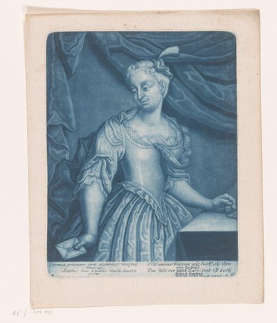 Woman with Letter Stating She Cheats on Her Husband by Gabriel Spitzel
