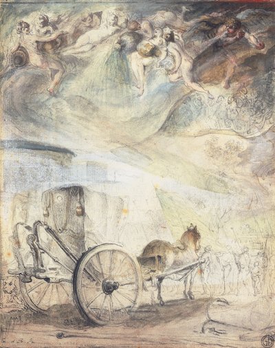 The Regatta by Gabriel de Saint-Aubin