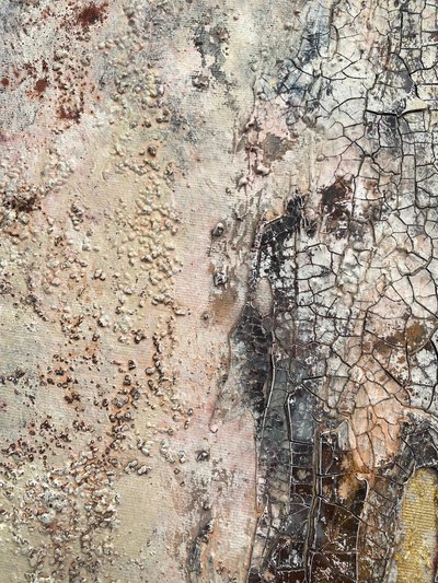 Abstract Cracked Earth by Gabriela Aleksandra Szuba