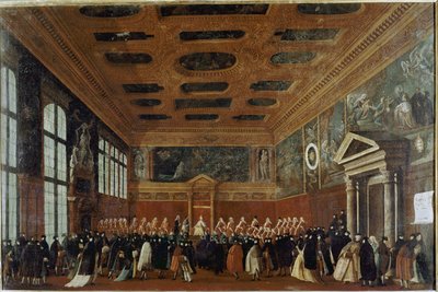 Reception of Ambassadors at the Collegio by Gabriele Bella