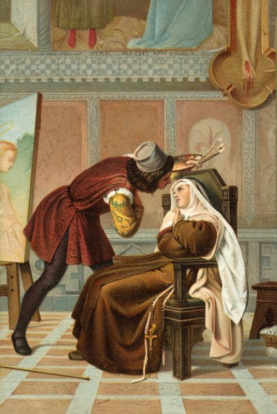 Filippo Lippi and the nun Buti by Gabriele Castagnola