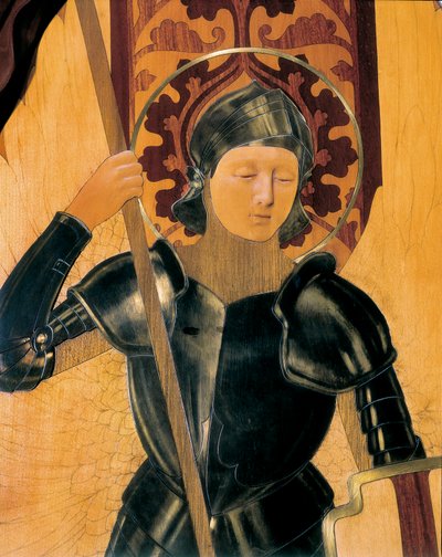 Saint George (detail) by Gaspar Homar i Mesquida