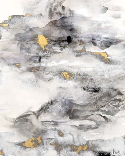 Abstract Gold Flow by Gemma Bardot