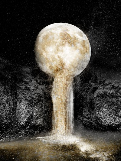 Golden Moon Waterfall by Gemma Bardot