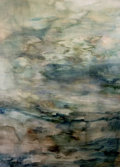 Misty Abstract Landscape by Gemma Bardot