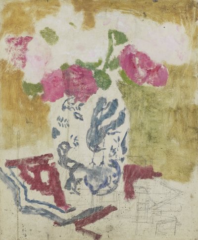 Vase with Pink Flowers by Georg-Hendrik Breitner