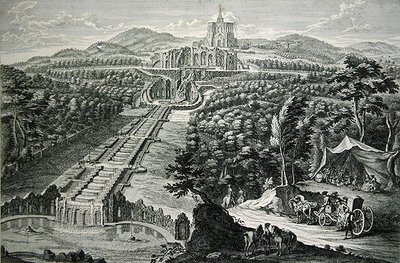 View Over the Octagon and the Cascades, Engraved by W.C. Mayr by Georg (after) Finck or Fuenck