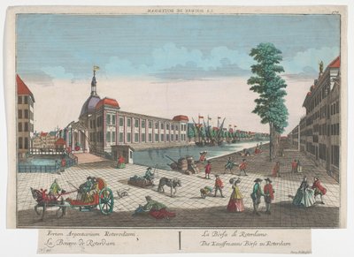 View of the Stock Exchange in Rotterdam (Rotterdam) by Georg Balthasar Probst