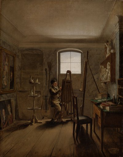 The Painter Gerhard von Kügelgen in His Studio by Georg Friedrich Kersting