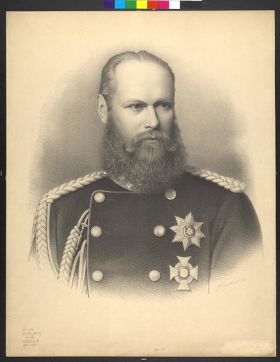 King of Wuerttemberg William II by Georg Ludwig Engelbach Engelbach