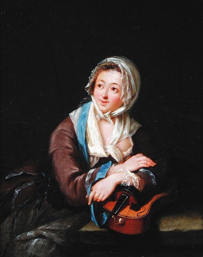 Lady with a Musical Instrument by Georg Melchior Kraus
