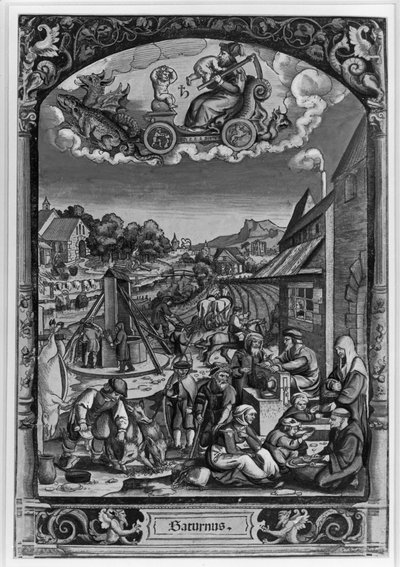 The Seven Planets: Saturn by Georg Pencz