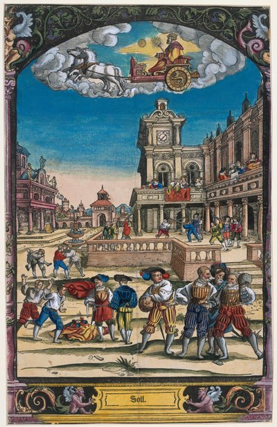 The Seven Planets: Sun by Georg Pencz