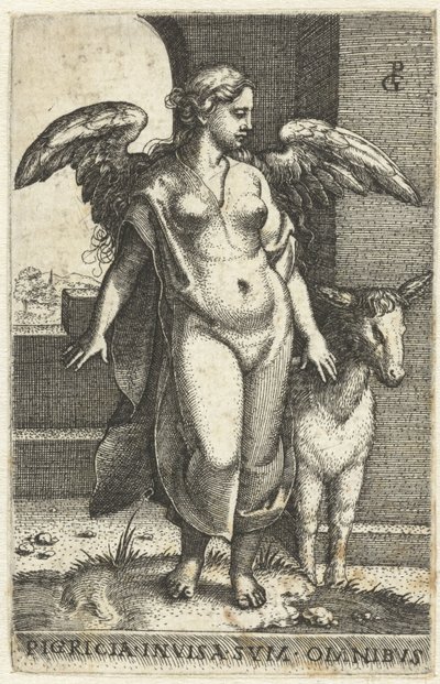 Sloth (Pigritia Acedia) (Seven Deadly Sins series) by Georg Pencz