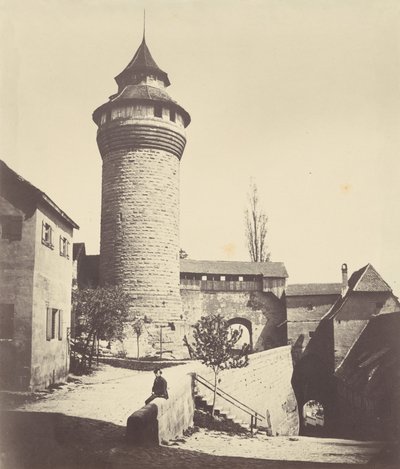 The Round Tower and Fortress in Nuremberg, c. 1852 by Georg Schmidt