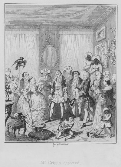 Mr Cripps detected by George (after) Cruikshank