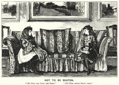 Punch Cartoon: Not to Be Beaten by George (after) Du Maurier