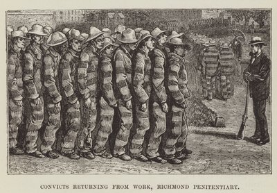 Convicts Returning from Work, Richmond Penitentiary by George Augustus Sala
