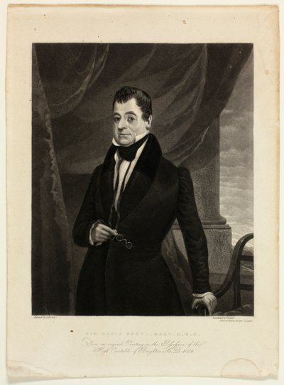 Sir David Scott, Bart. K.G.H. by George Baxter
