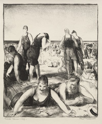 Bathing Beach by George Bellows