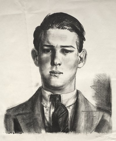 Head of Gregory by George Bellows
