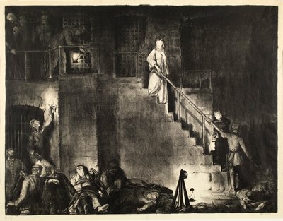 Murder of Edith Cavell (from series, War) by George Bellows