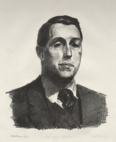 Portrait of Eugene Speicher, First Stone by George Bellows