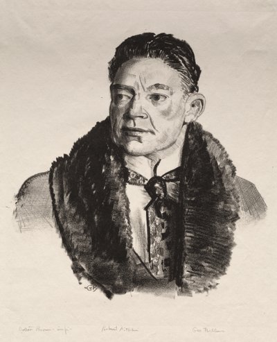 Portrait of Robert Aitken, First Stone by George Bellows