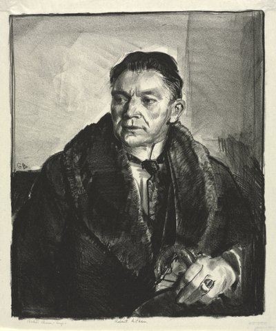 Portrait of Robert Aitken, Second Stone by George Bellows