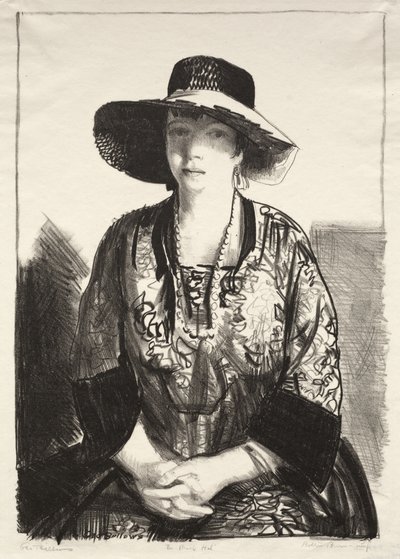 The Black Hat by George Bellows