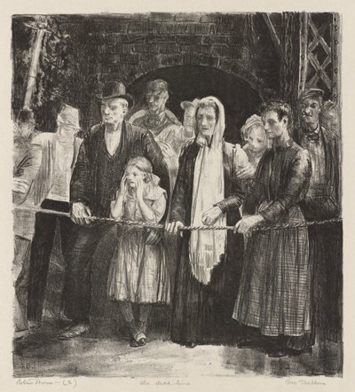The Dead-line by George Bellows