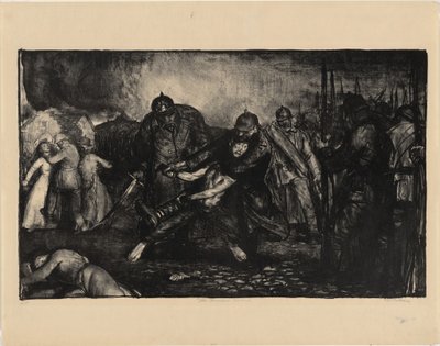 The Germans Arrive by George Bellows