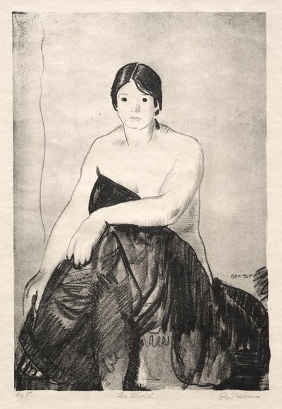 The Model, First Stone by George Bellows