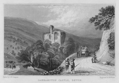 Oakhampton Castle, Devon by George Bryant Campion